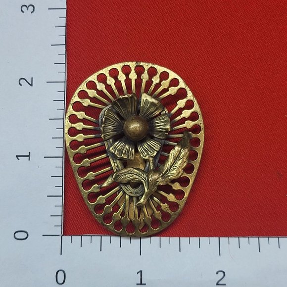 Vintage Art Deco Dress Wrap Clip  Womens Dress Clip - Picture 12 of 12